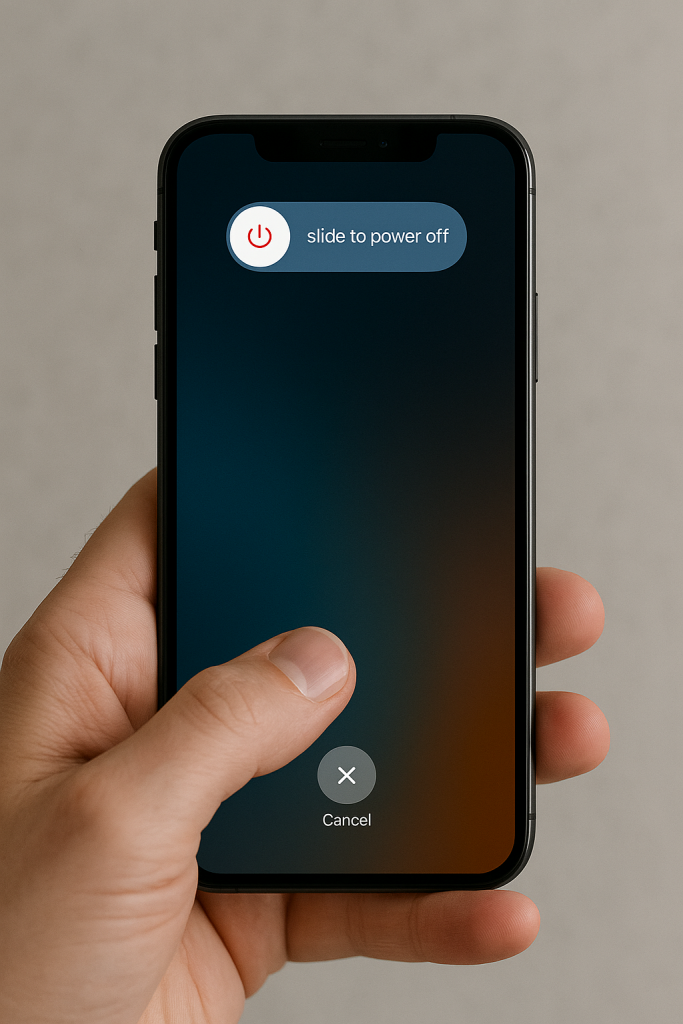 Stänga av iPhone